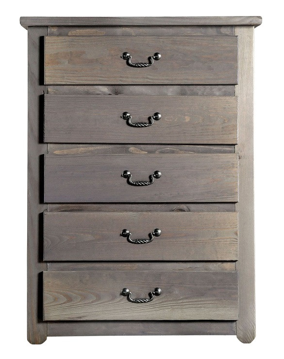 Wooddale Distressed Gray Chest of Drawers