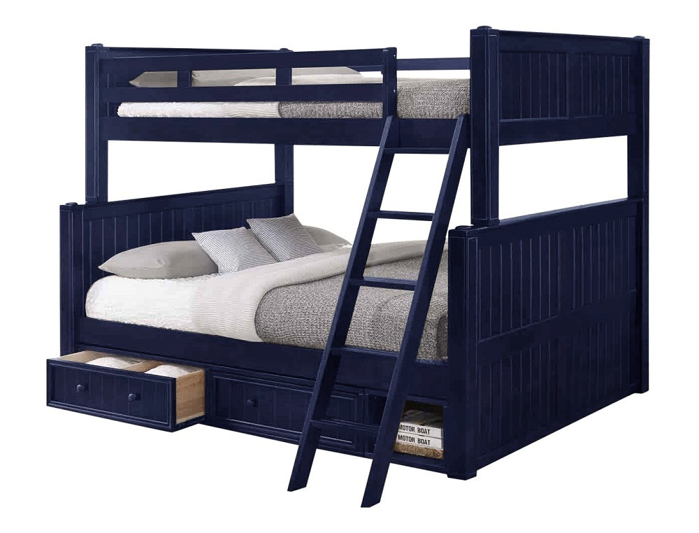 Annapolis Blue Full over Queen Bunk Bed | Bunk Bed