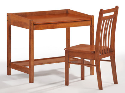 Sullivan Kids Study Desk Cherry Finish shown with Optional Kids Chair