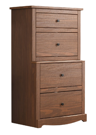 Jericho Mahogany Brown 4 Drawer Chest