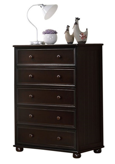 Foster Espresso 5 Drawer Chest
