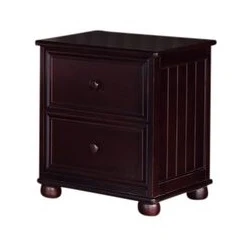 Foster Espresso Nightstand with Drawers