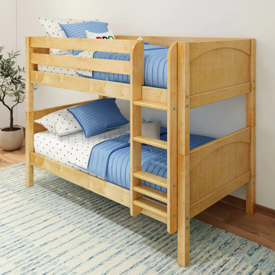 Southern Shores Natural Twin Low Bunk Beds Room
