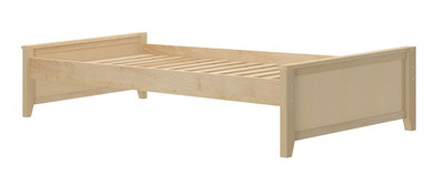 Lingo Natural Twin Platform Bed Frame