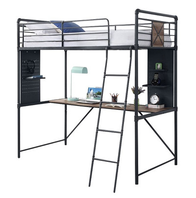 Big Sur Twin Loft Bed with Desk