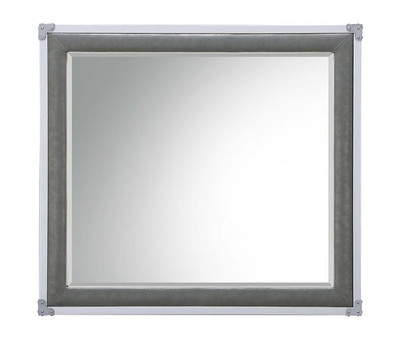 Tyrion Gray Large Wall Mirror