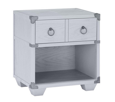 Tyrion Gray Bedside Table with Drawer