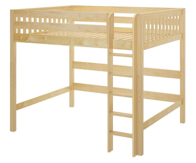 Washburn Natural Queen Size Loft Beds for Adults