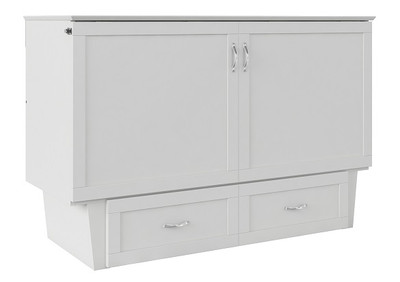 Montecito White Queen Murphy Bed