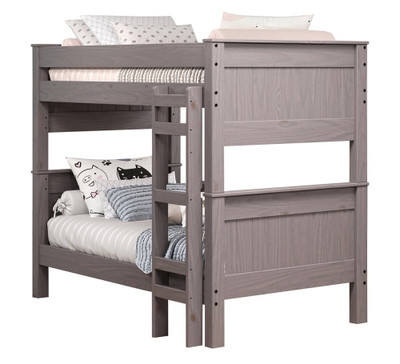 Lincolnshire Distressed Walnut Twin XL Bunk Beds