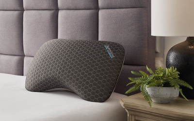 Zephyr 2.0 Dark Gray Graphene Curve Pillow Ashley Furniture lifestyle image
