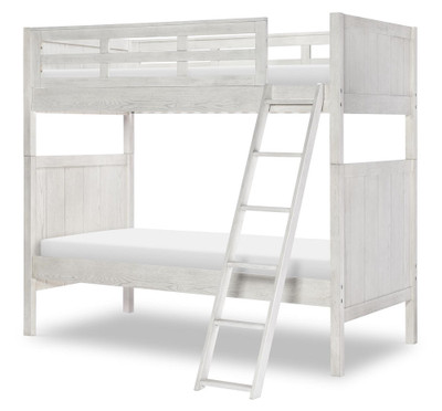 Jordan Whitewash Twin Bunk Beds
