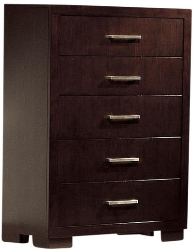 Makenna Cappuccino 5 Drawer Chest