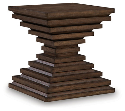 Hannodream - Square End Table - Warm Brown