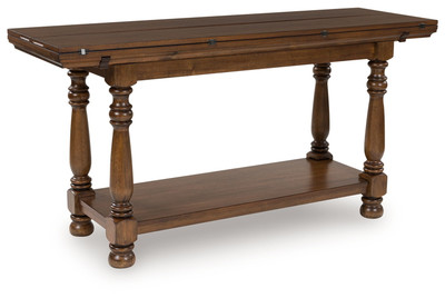 Sturlayne - Flip Top Sofa Table - Brown