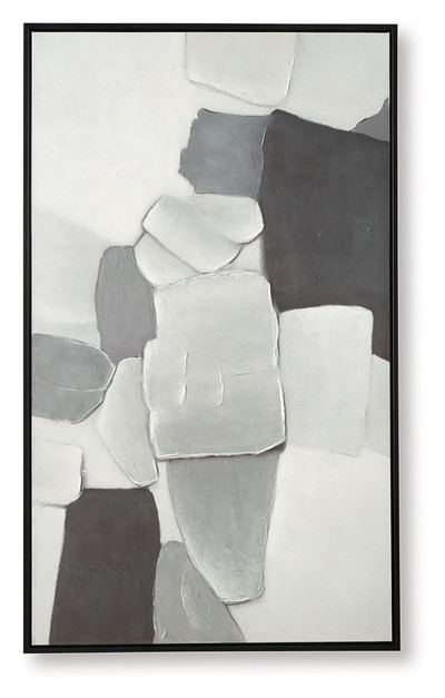 Adilson - Wall Art - White / Gray / Black