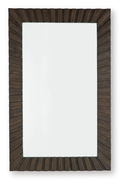 Advin - Accent Mirror - Dark Brown