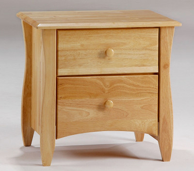 Bailey Natural 2 Drawer Nightstand