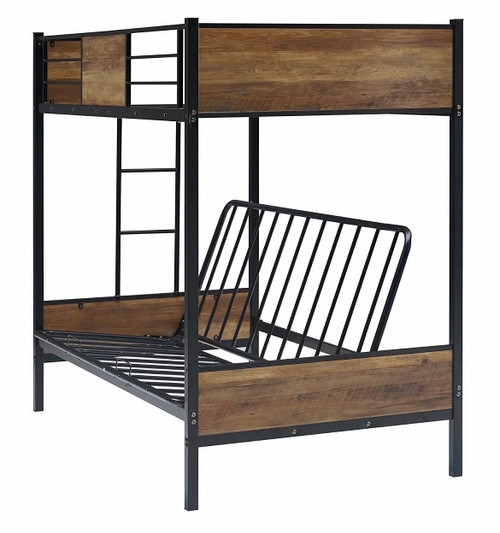 Futon Bunk Bed | Twin over Futon Bunk Bed | Wood Futon Bunk Bed