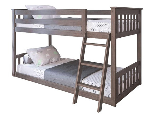Chilton Brushed Clay Low Bunk Beds for Kids
