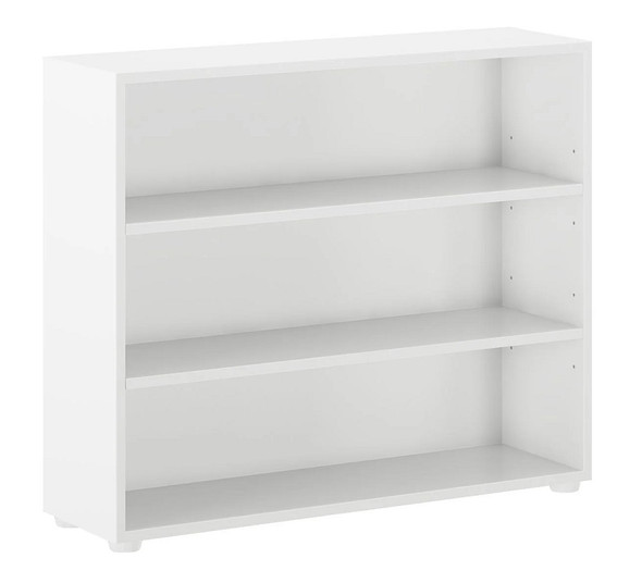 Stella White 3 Shelf Bookcase