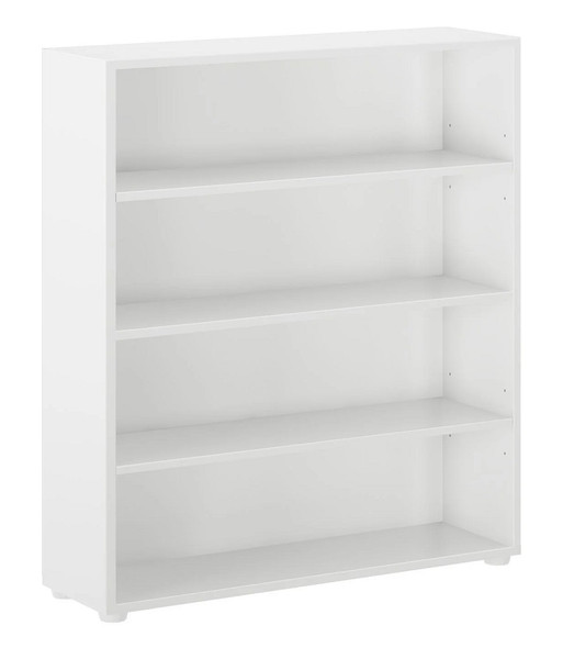 Stella White 4 Shelf Bookcase