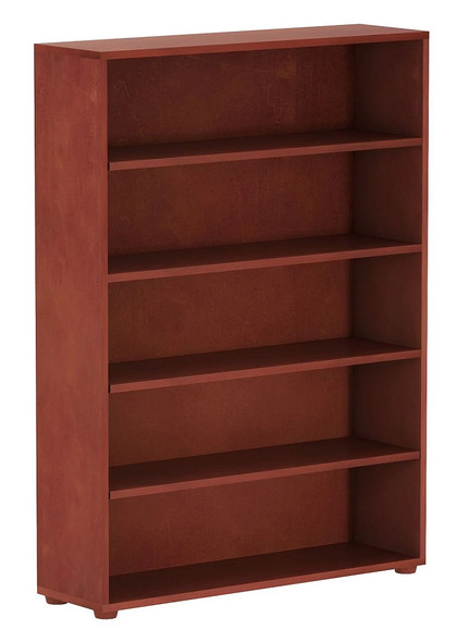 Dawson Chestnut 5 Shelf Bookcase