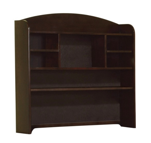 Leon Cappuccino Desk Hutch