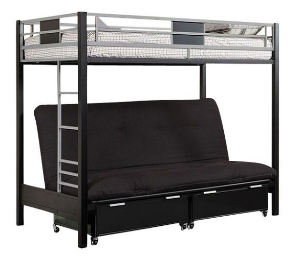 Kobe Twin Metal Futon Bunk Bed