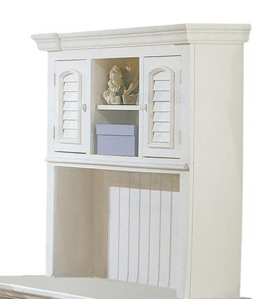 Seabrook Cottage White Desk Hutch