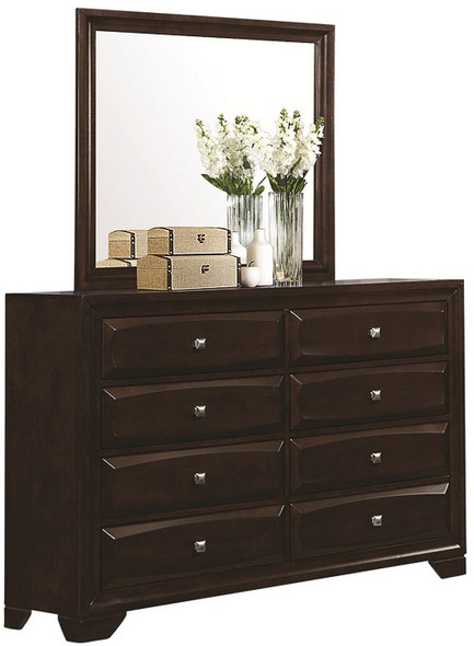 Carlyle Vertical Mirror shown with Optional Dresser