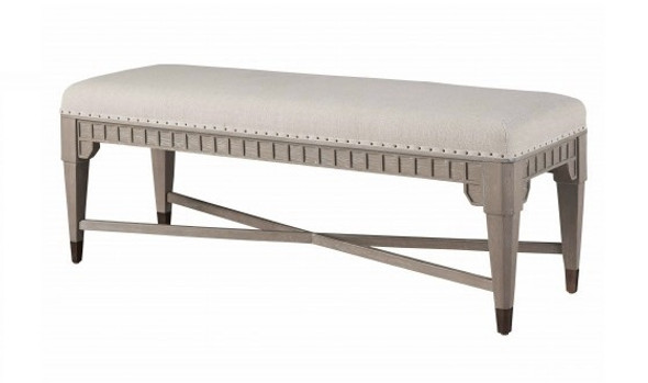 Hidden Valley Gray Driftwood Bed Bench