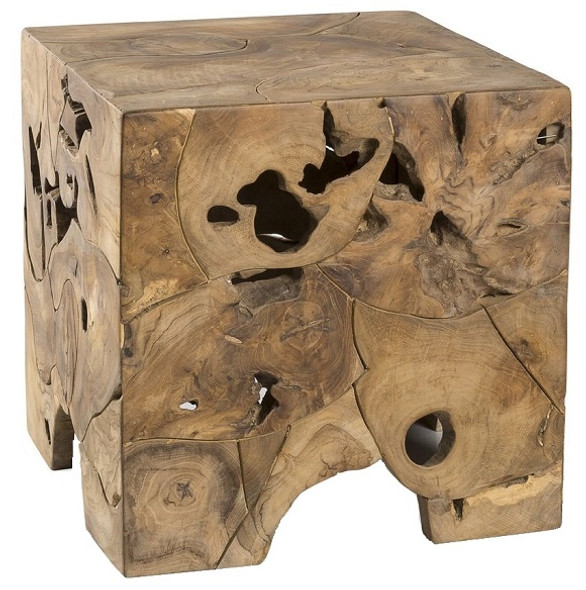 Islet Teak Root End Table