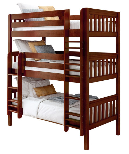 Stella Chestnut Triple Bunk Bed