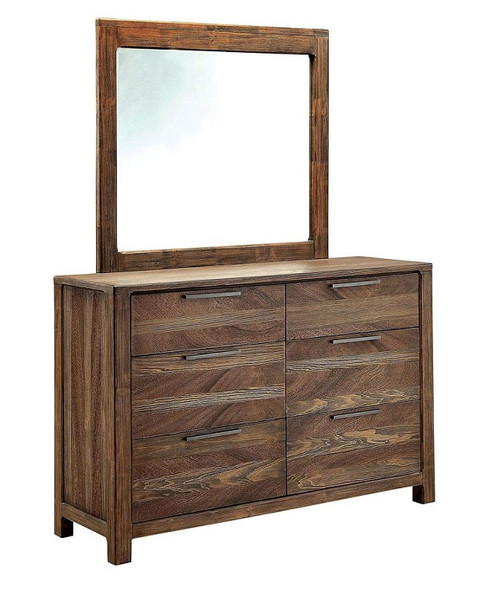 Barnaby 6 Drawer Dresser shown with Optional Mirror