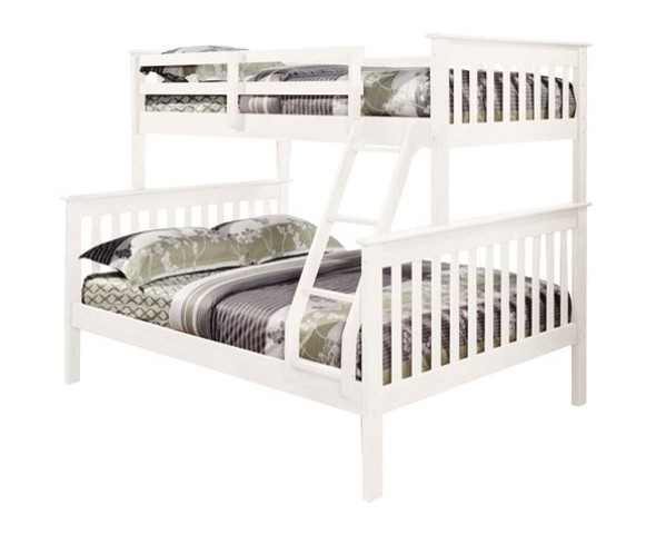 Richmond Beach Twin over Full White Bunk Beds