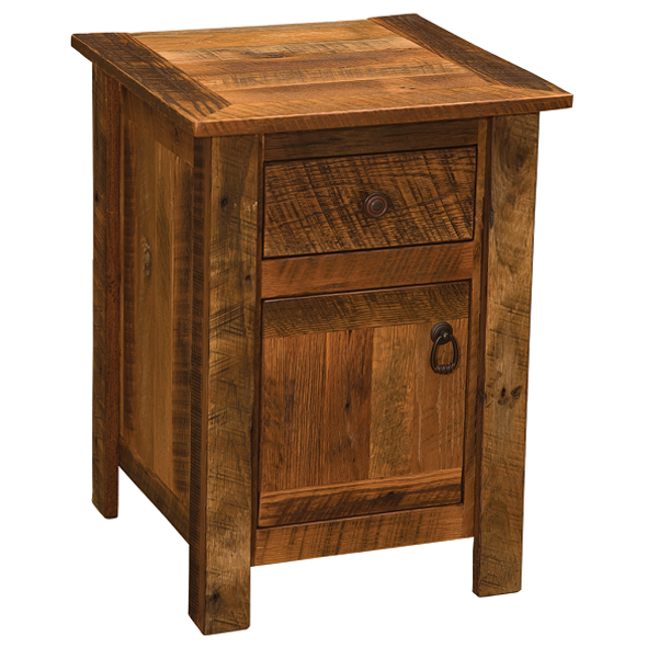 Lewistown Enclosed Nightstand Barnwood