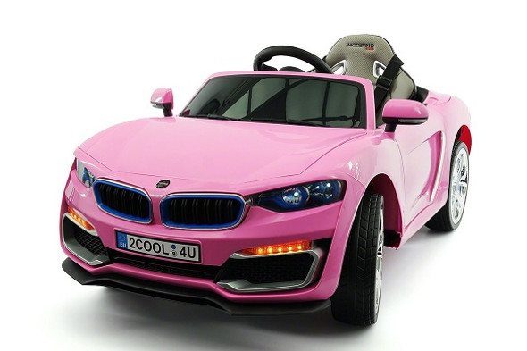 BMW Style Kids Ride-On Electric Car Pink