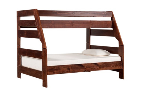 Prescott Cocoa Twin over Full Wooden Bunk Beds