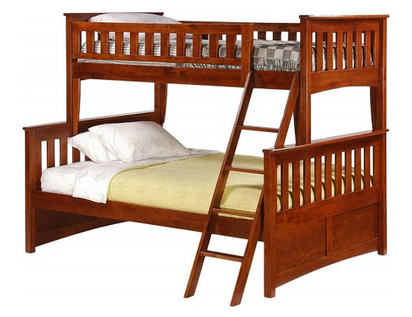 Eastwood Cherry Twin over Full Bunk Bed