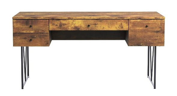 Andria Nutmeg Writing Desk Front View