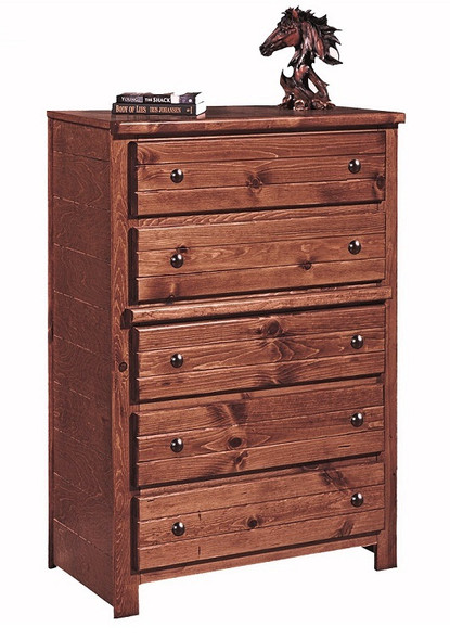 Gracie Cocoa 5 Drawer Chest