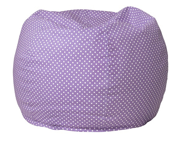 Lavender Dot Bean Bag Chairs for Kids