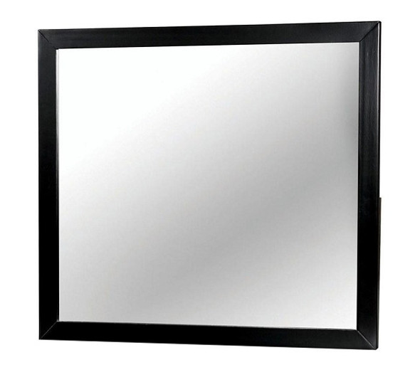 Decker Black Rectangle Mirror