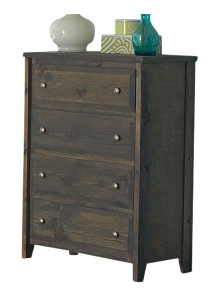 Carmichael Gray Wooden Chest of Drawers