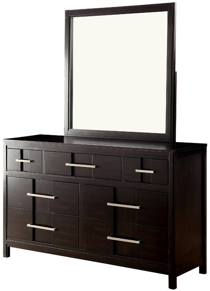 Hatcher Seven Drawer Dresser shown with Optional Mirror