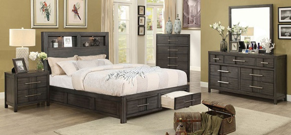 Finley Seven Drawer Dresser Driftwood Grey