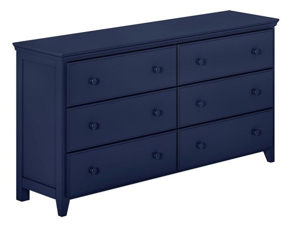 Baldwin Blue 6 Drawer Dresser