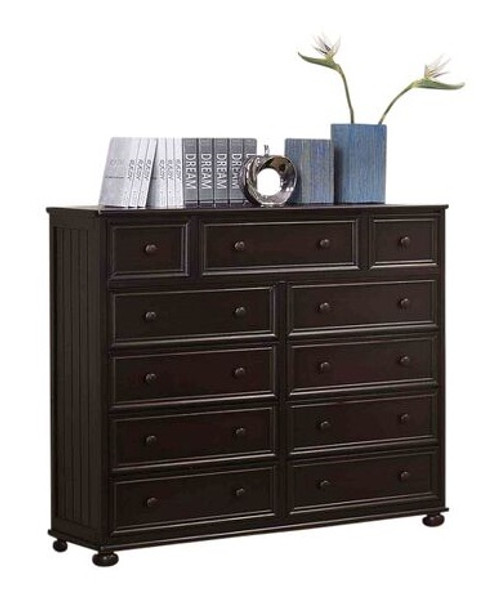 Foster Espresso 11 Drawer Large Dresser