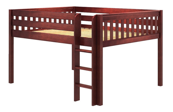 Theo Chestnut Low Queen Loft Bed Frame